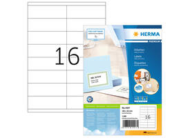 Etiket HERMA 4427 105x35mm premium wit 1600 stuks