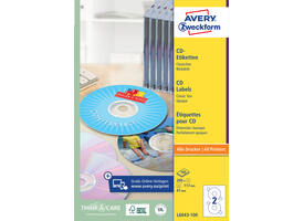 Etiket Avery L6043-100 CD wit 200 stuks