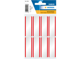 Naambadge etiket HERMA 1902 54x19mm wit/rood 16 stuks