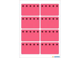 Etiket HERMA 3772 26x40mm diepvries rood 48 stuks