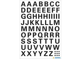 Etiket HERMA 4158 10mm letters A-Z zwart
