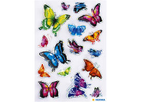 Etiket HERMA 15515 vlinder 3D vleugeleffect