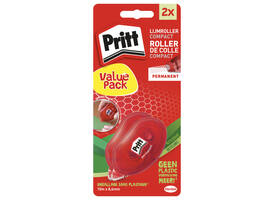 Lijmroller Pritt Compact permanent 2e halve prijs op blister