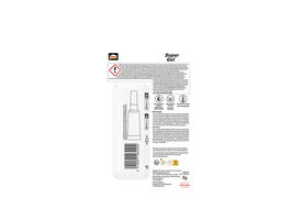 Secondelijm Pattex super gel tube 3gram op blister