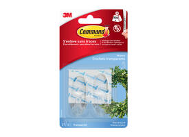 Haak Command middelgroot ovaal incl bevestigingsstrip 2 stuks