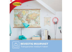 Haak Command middelgroot ovaal incl bevestigingsstrip 2 stuks