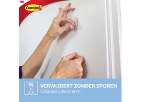 Haak Command middelgroot ovaal incl bevestigingsstrip 2 stuks