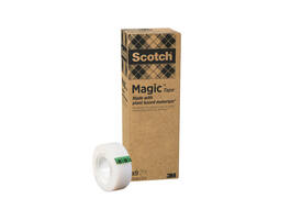 Plakband Scotch Magic 900 19mmx33m onzichtbaar mat 9 rollen