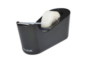 Plakbandhouder Scotch C18 zwart + 1 rol magic tape 19mmx33m