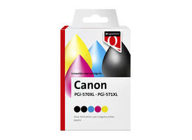 Inktcartridge Quantore alternatief tbv Canon PGI-570XL CLI-571XL 2x zwart 3x kleur