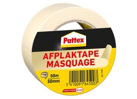 Afplaktape Pattex 50mmx50m creme