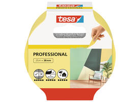 Afplaktape tesa®  Professional 25mx38mm geel