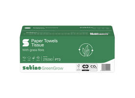 Handdoek BlackSatino PT30 Original v-vouw 2-laags 250x230mm 15x214 vel wit 274570