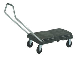 Transportkar Rubbermaid Triple Trolley inklapbaar 227kg zwart