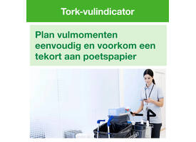 Poetspapier Tork M1 Advanced 1-laags 120m wit 100130