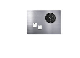 Wandklok Unilux On Time Ø 30.5cm zwart/wit