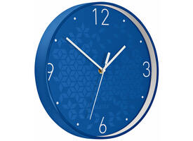 Wandklok Leitz WOW Ø29cm blauw