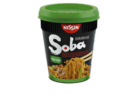Noodles Nissin Soba teriyaki cup
