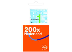 Postzegel Nederland Waarde 1 zelfklevend rol à 200 stuks