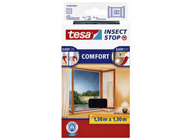 Insectenhor tesa® Insect Stop COMFORT raam 1,3x1,3m zwart