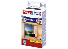 Insectenhor tesa® Insect Stop COMFORT buitendraaiende ramen 1,2x2,4m zwart
