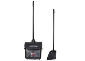 Handveger Rubbermaid Executive Lobby Broom met lange steel zwart