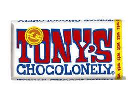 Chocolade Tony's Chocolonely wit reep 180gr