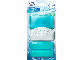 Toiletblok Air plus ocean 55ml met houder 3 stuks