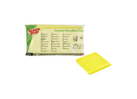 Microvezeldoek Scotch-Brite Essential 360x360mm geel 10 stuks