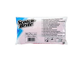 Microvezeldoek Scotch-Brite Essential 360x360mm groen 10 stuks