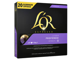 Koffiecups L'Or espresso Lungo Profondo 20 stuks