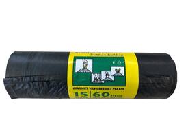 Vuilniszak Komo 60 liter zwart rol à 20 stuks