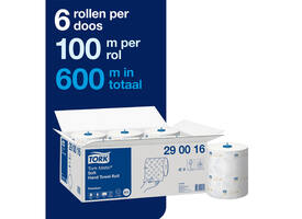 Handdoekrol Tork H1 Matic Premium 2-laags 100m wit 290016