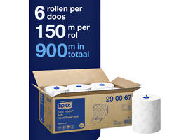 Handdoekrol Tork H1 Matic Advanced 2-laags 150m wit 290067