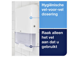 Handdoekdispenser Tork H3 Elevation wit 553000