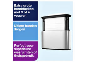 Handdoekdispenser Tork H2 Image Line Xpress countertop zilver 460005