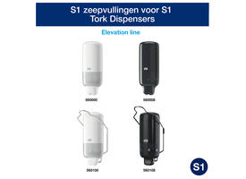 Handdesinfectie Tork S1 Premium alcoholgel ongeparfumeerd 1000 ml 420103