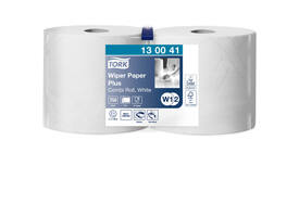 Poetspapier Tork W2 Plus Premium 2-laags 750 vel wit 130041