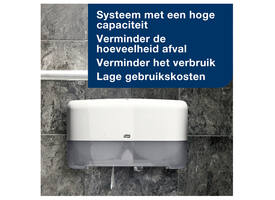 Toiletpapier Tork T2 Advanced jumbo klein 2-laags 170m wit 120280