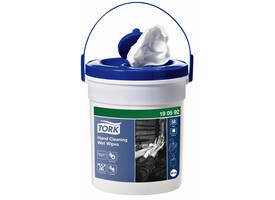 Handreinigingsdoek Tork W14 Premium emmer 1-laags 58 vel wit 190592