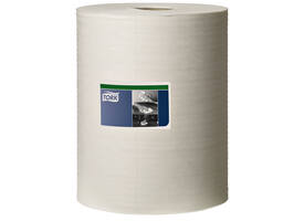 Reinigingsdoek Tork W2 Premium Heavy-Duty 1-laags 106m wit 530137
