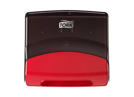 Reinigingsdoekdispenser Tork W4 Performance gevouwen rood 654008