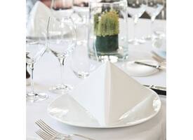 Dinerservet Tork Linstyle Premium 1/4 vouw 1-laags 390x390mm 50 vel wit 478722