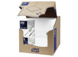 Lunchservet Tork Advanced 1/4 vouw 2-laags 328x325mm 200 vel wit 477149