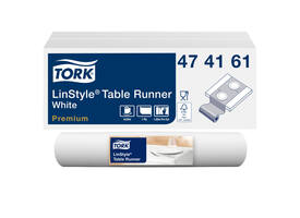 Tafelloper Tork Linstyle Premium 20 vel wit 474161