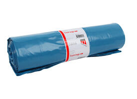 Afvalzak Quantore LDPE T70 240L bl extra stevig 65/25x140cm rol à 10st