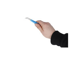 Knutselpincet Westcott 15.5cm soft grip blauw