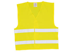 Veiligheidsvest Leina met opdruk "BHV " geel
