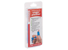 Vingerpleister Allglue zelfklevend op een rol 25mmx4.5m blauw 3 rollen