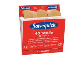 Pleisters Salvequick navulling textiel 6x 40 stuks